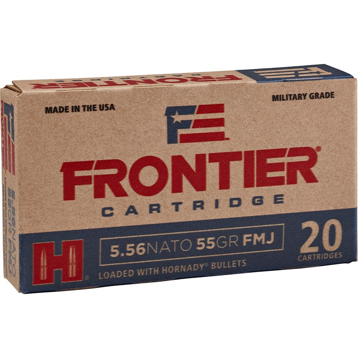 HORNADY - FRONTIER 5.56MM NATO RIFLE AMMO
