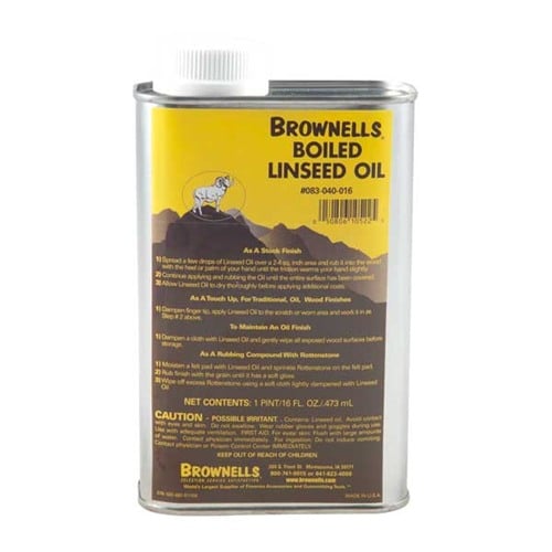 BROWNELLS - BOILED LINSEED OIL