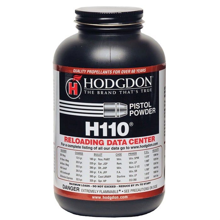 HODGDON POWDER CO., INC. - HODGDON H110 POWDER
