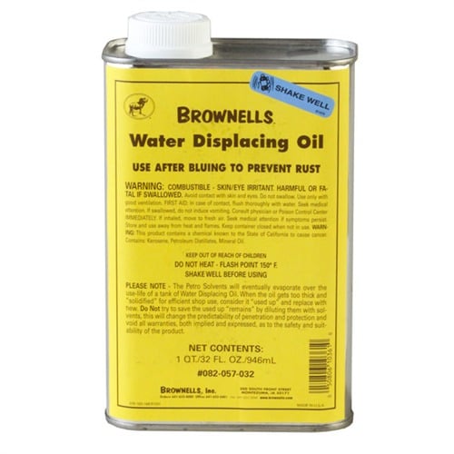 BROWNELLS - WATER DISPLACING OIL &quot;AFTER-BLUING&quot; RUST PREVENTION