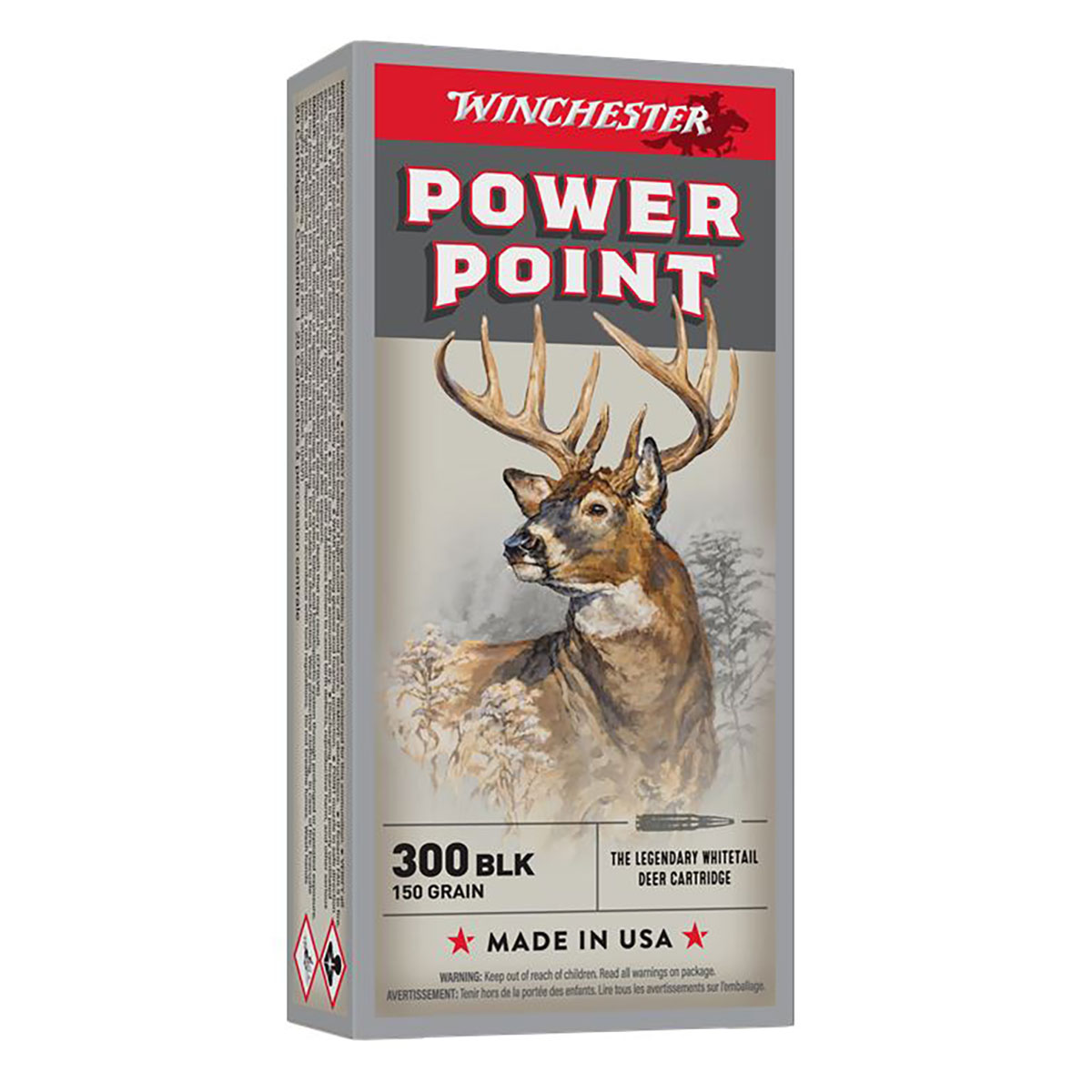 WINCHESTER - POWER POINT 300 BLACKOUT RIFLE AMMO