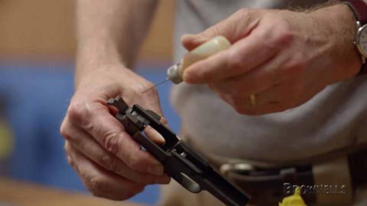 Brownells- Firearm Maintenance: Browning Hi-power Lubrication Part 3/4