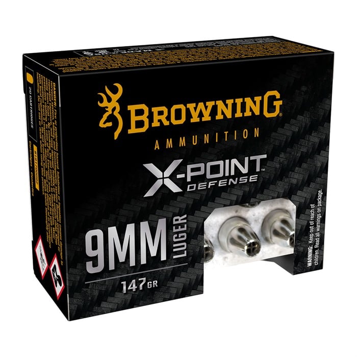 BROWNING AMMUNITION - X-POINT DEFENSE 9MM LUGER AMMO