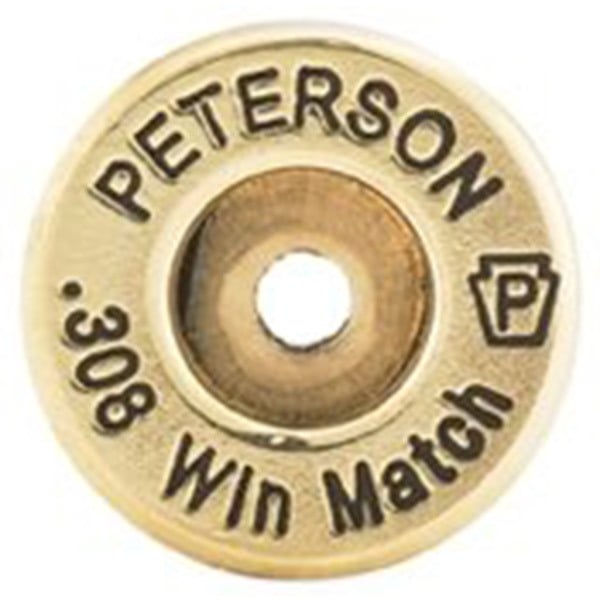 Peterson .308 Winchester Small Primer Brass
