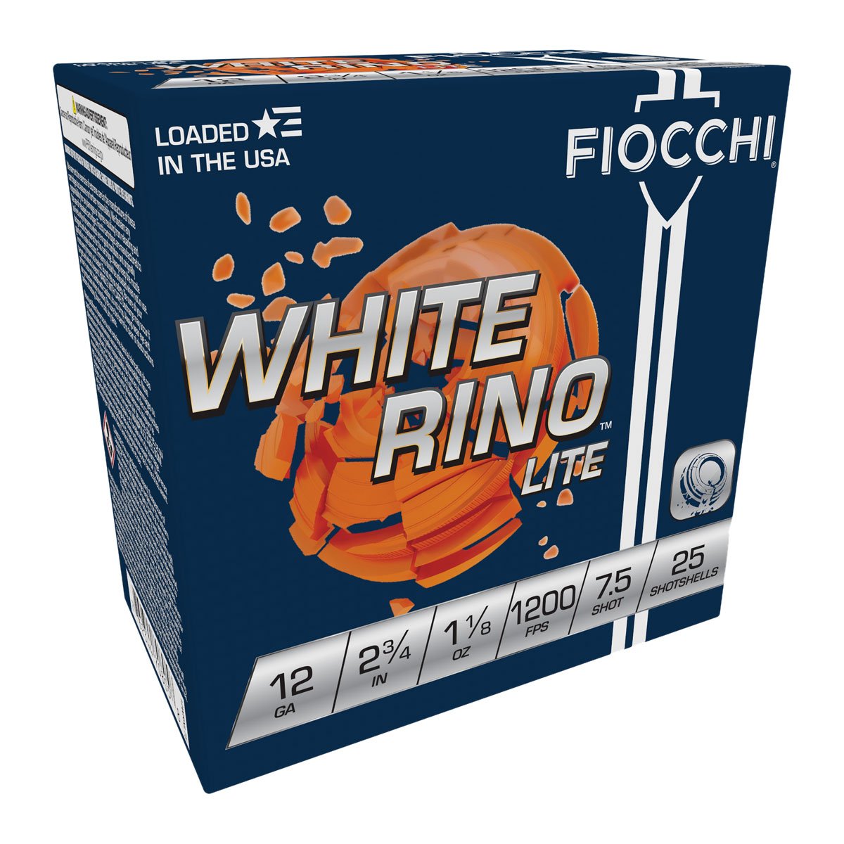 FIOCCHI AMMUNITION - WHITE RINO LITE 12 GAUGE AMMO