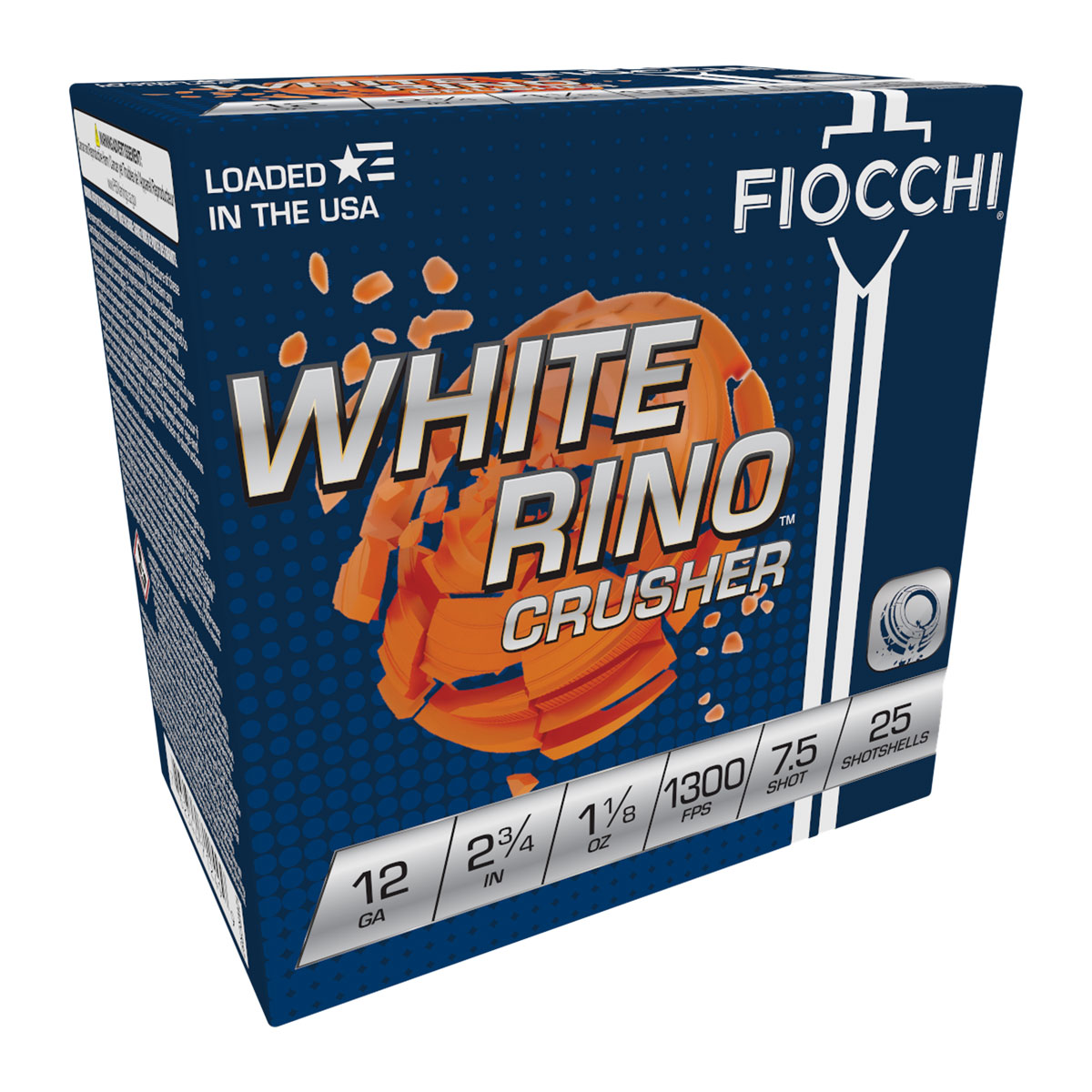 FIOCCHI AMMUNITION - WHITE RINO CRUSHER 12 GAUGE AMMO