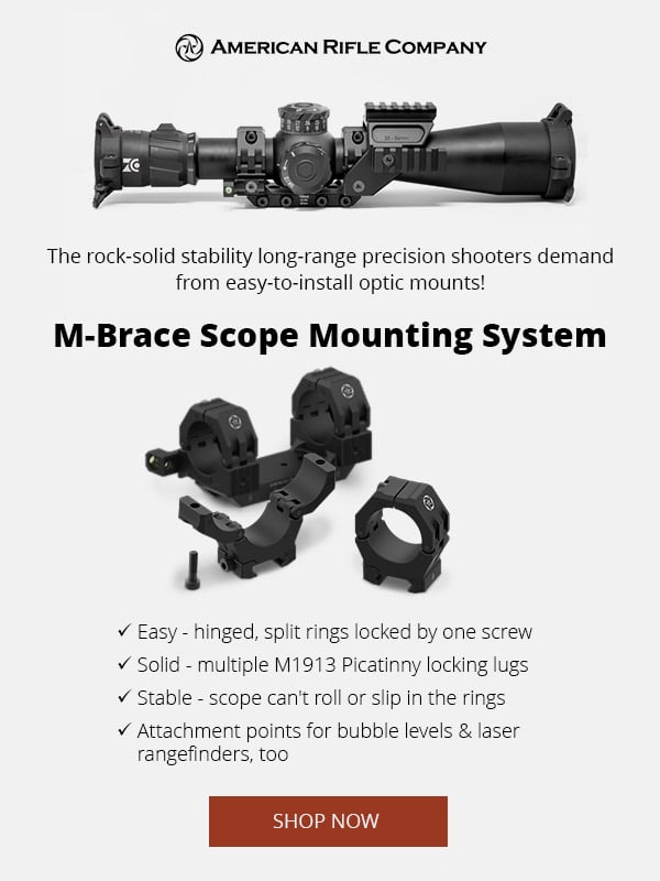 Easy-to-install M-Brace scope mounts by ARC - Brownells