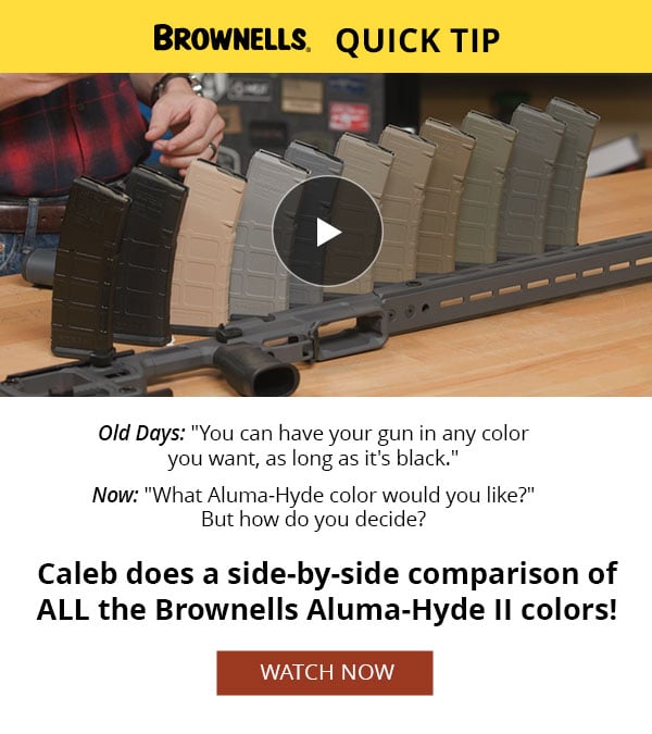 How to find the right AlumaHyde color Brownells
